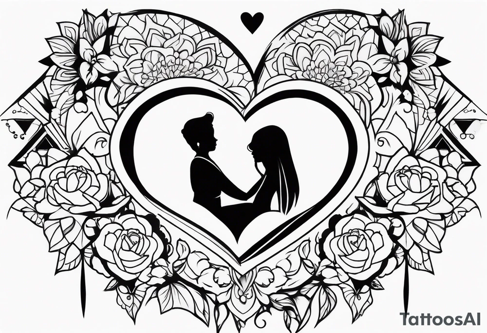family love tattoo idea