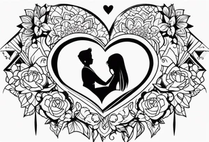 family love tattoo idea