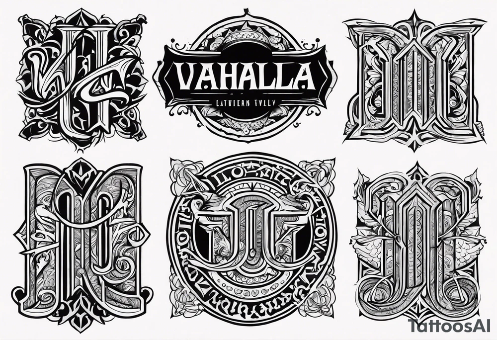 Valhalla tattoo idea