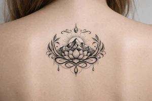 Symbol for strength and getting through hard times tattoo idea