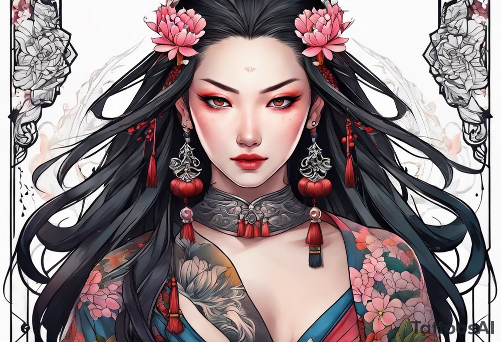 Nezuko tattoo idea