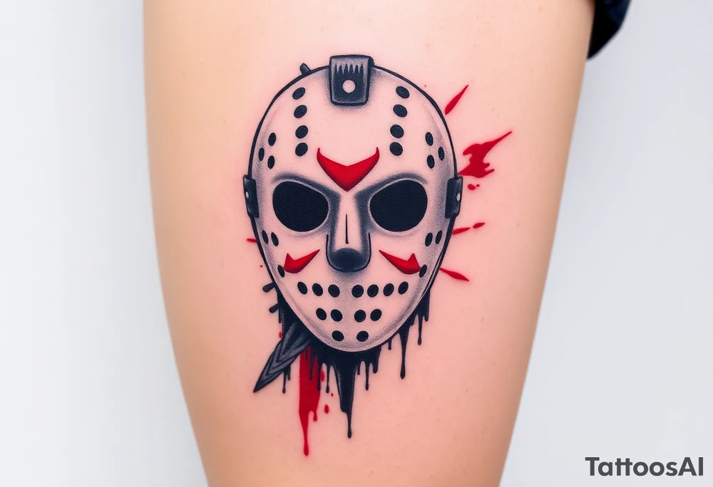 Friday the 13th horror tattoo tattoo idea