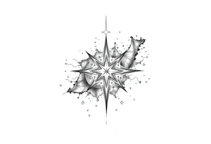 Galaxy,star,universe tattoo idea