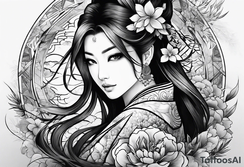 Japanese sleeve tattoo idea