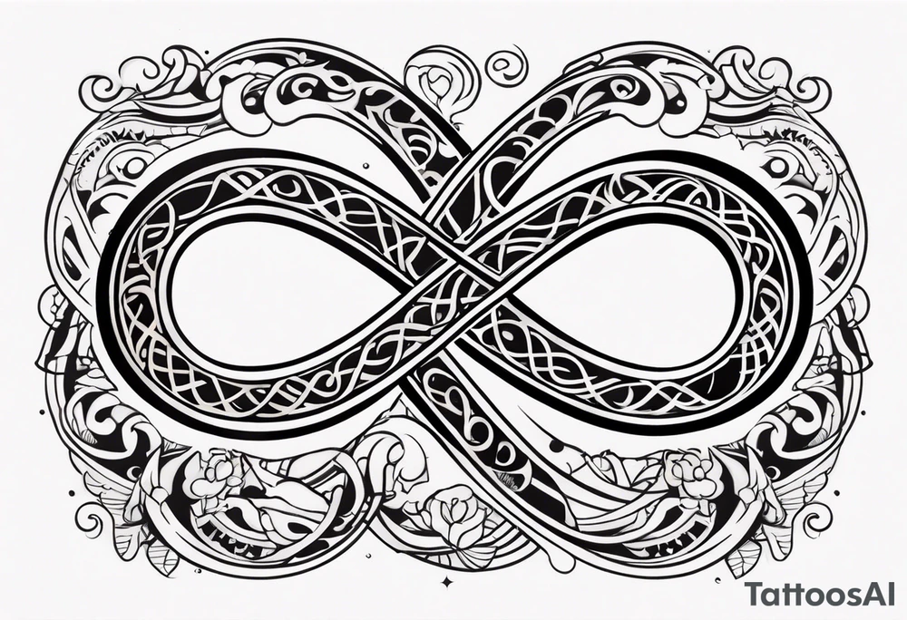 infinity symbol tattoo idea