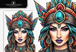 Isis Goddess Tattoo I tattoo idea