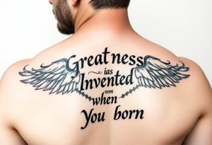 William case 02-16-2004 greatness was invented when i was born tattoo idea