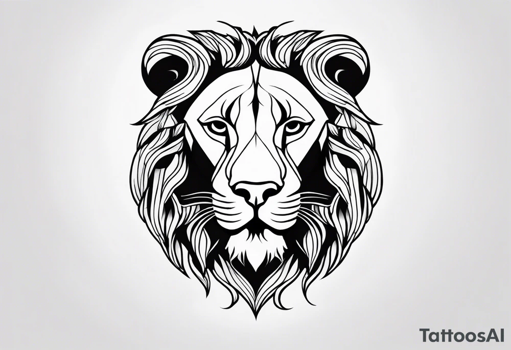 Sad,leo tattoo idea