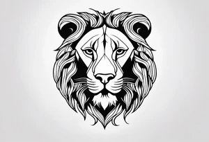 Sad,leo tattoo idea