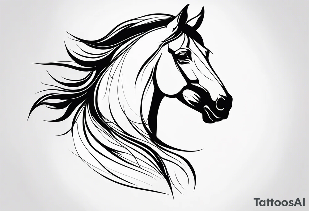 horse tattoo idea