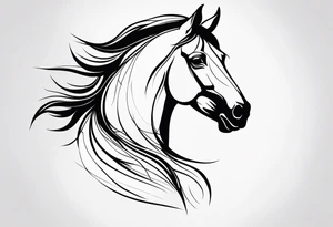 horse tattoo idea