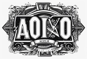 A banner that reads AO..BUSHWICK .HAH tattoo idea