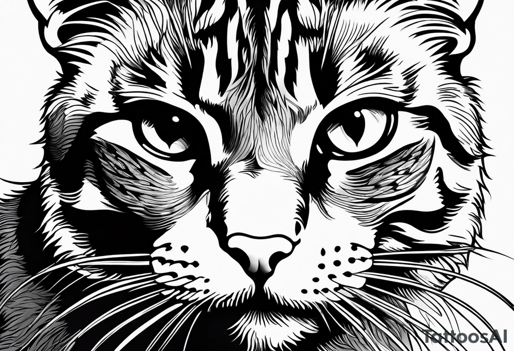 cat tattoo idea