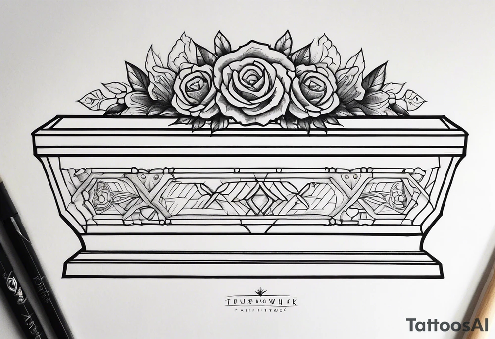 Coffin tattoo idea