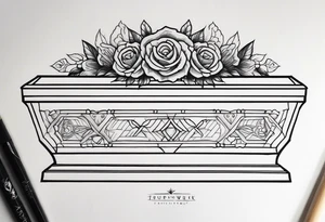 Coffin tattoo idea