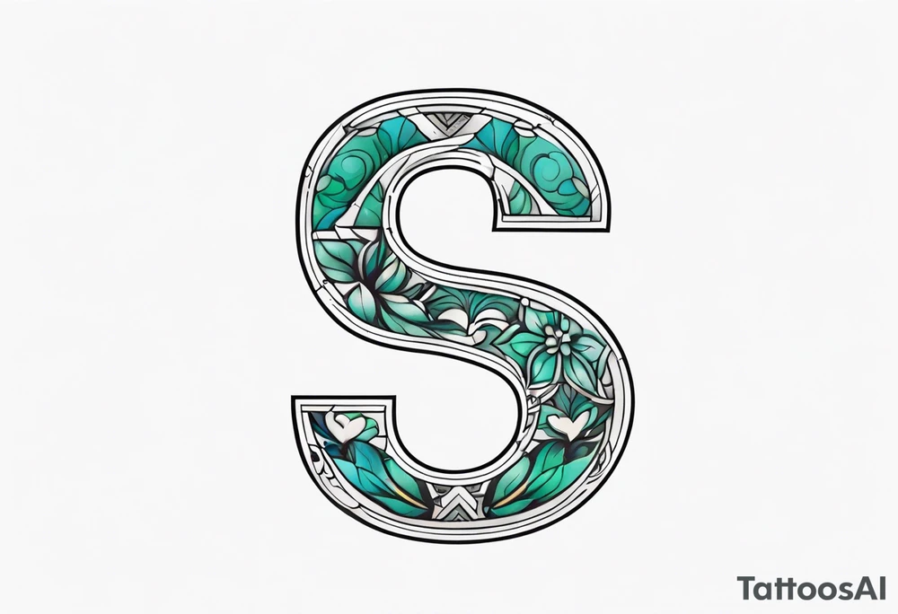 the number 5 tattoo idea