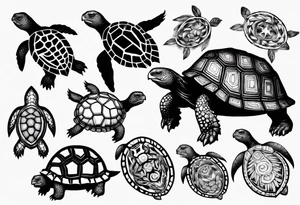 tortoise tattoo idea