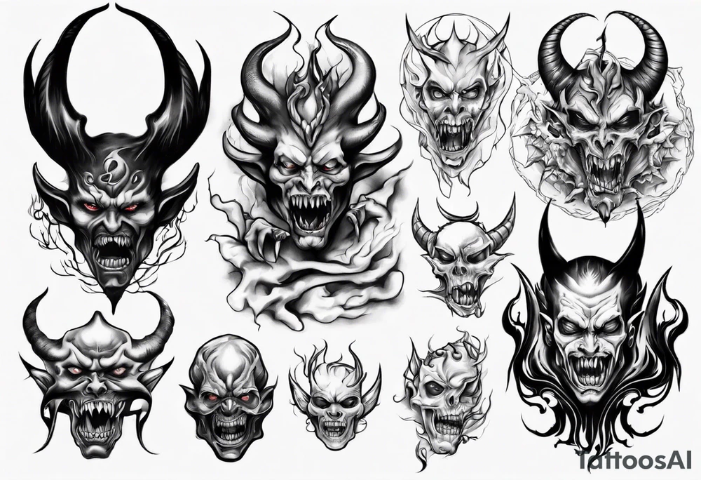 demon inside me tattoo idea