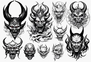 demon inside me tattoo idea