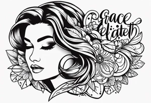 Grace Elizabeth tattoo idea