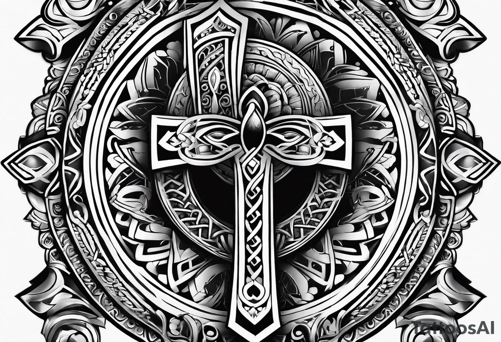 ankh for maori tattoo idea