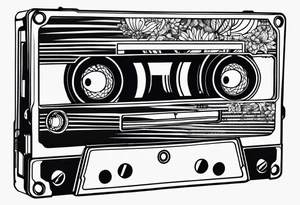 cassette tape tattoo idea
