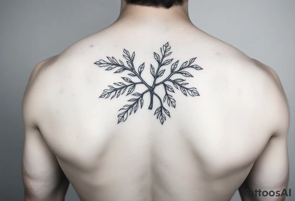 oak branch tattoo idea