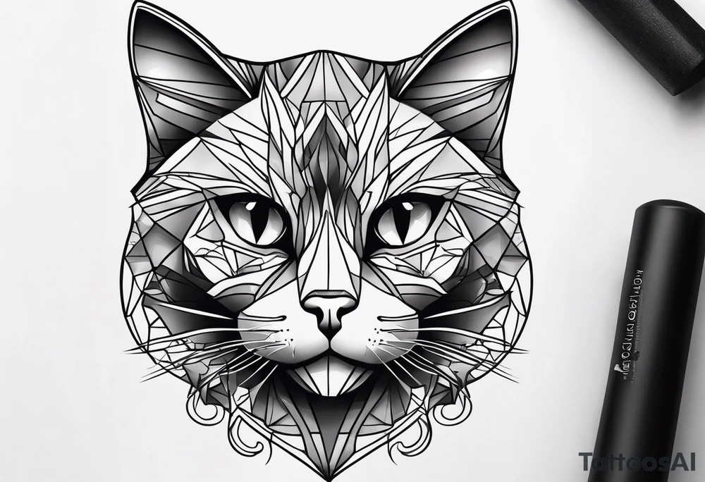 Black Cat tattoo idea