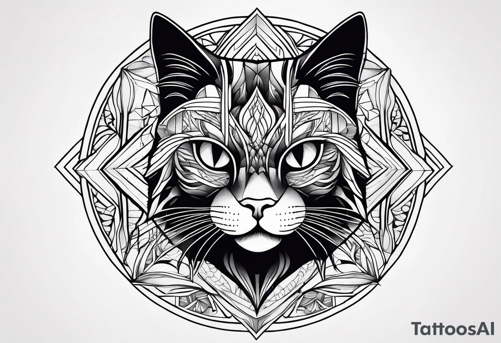 Black Cat tattoo idea
