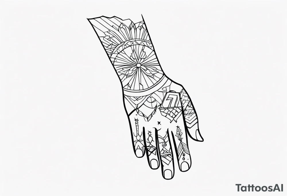 Hand tattoo tattoo idea