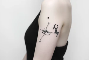 Stars constellation tattoo with libra, cancer, Taurus, 2 scorpio and capricorn tattoo idea