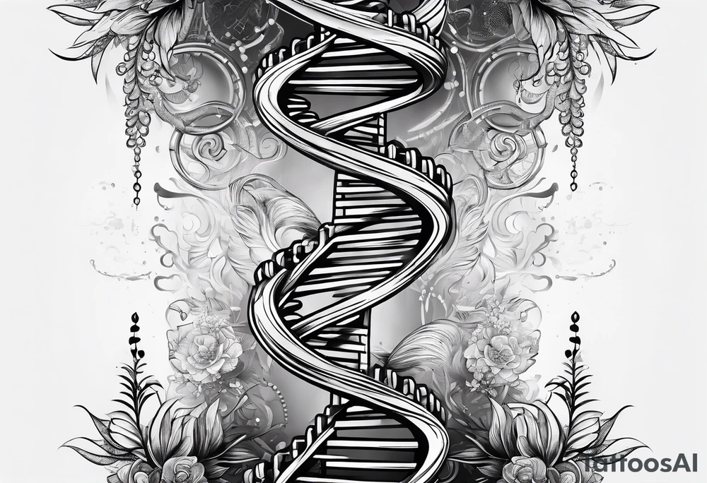 Dna strand tattoo idea