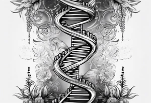 Dna strand tattoo idea