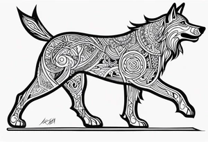 garmr norse dog tattoo idea