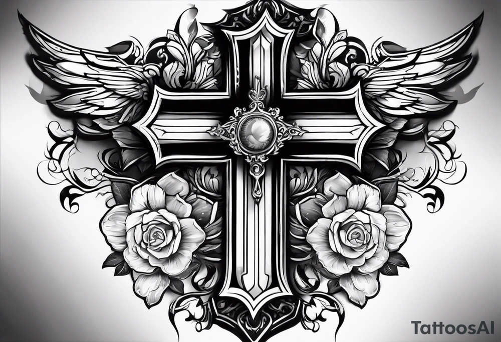 cross tattoo idea
