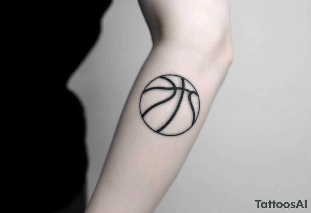 Basketball tattoo idea
