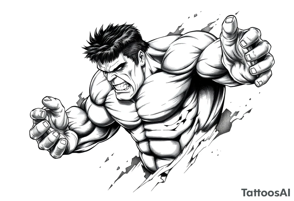 hulk tattoo idea