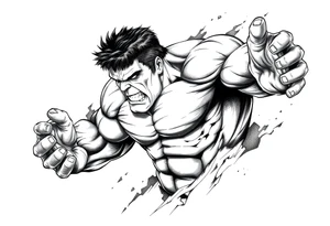 hulk tattoo idea