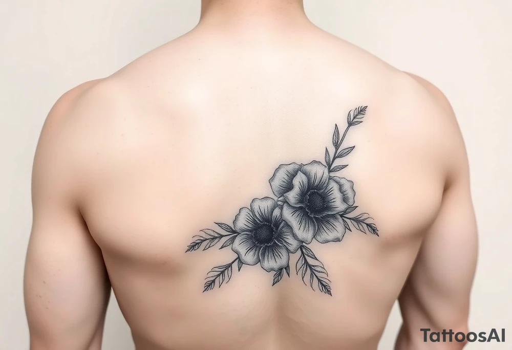 Thigh tattoos no flowers tattoo idea