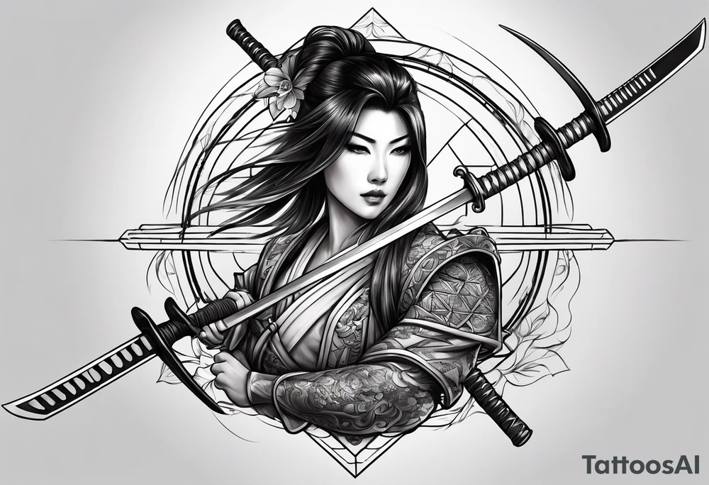katana tattoo idea
