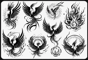 Sexuality phoenix tattoo idea