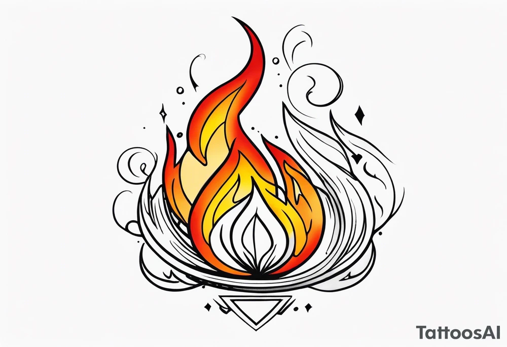 Fire tattoo idea