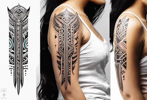 maori tribal  spine tattoo tattoo idea