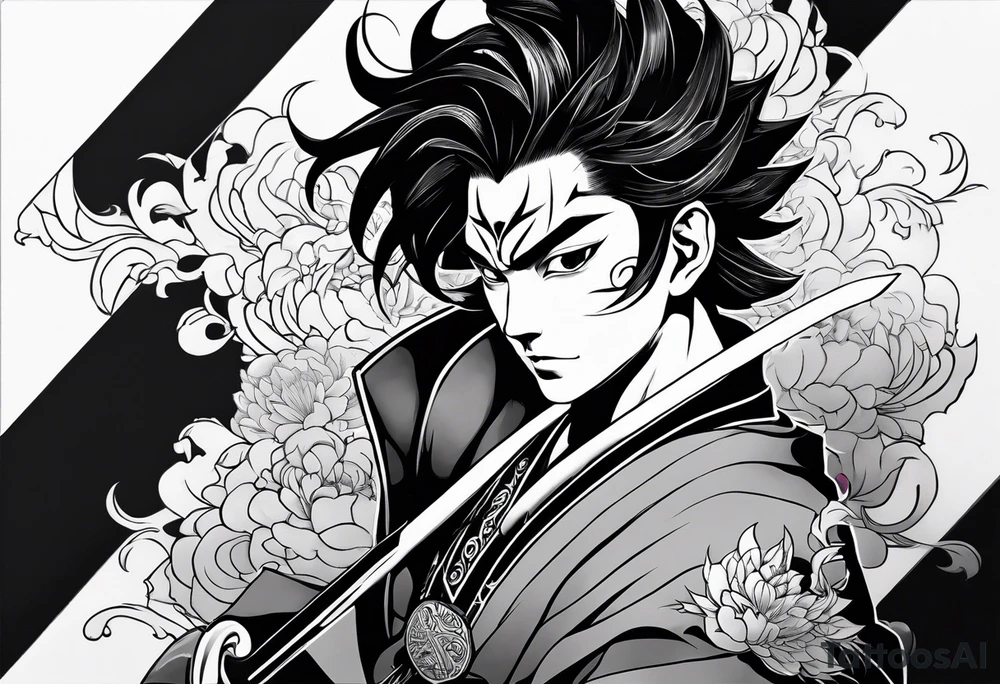 Demon Slayer tanjiro tattoo idea