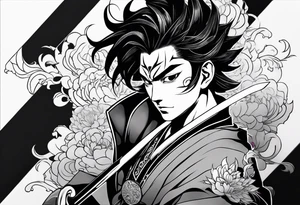 Demon Slayer tanjiro tattoo idea