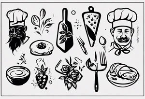 chef inspired tattoo idea