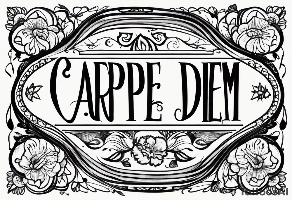 Carpe Diem tattoo idea