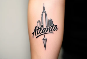 Atlanta theme tattoo idea