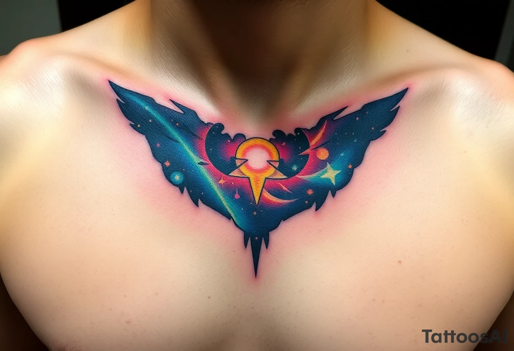 starlit sky tattoo idea