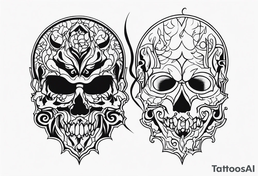 Horror themed tattoo idea